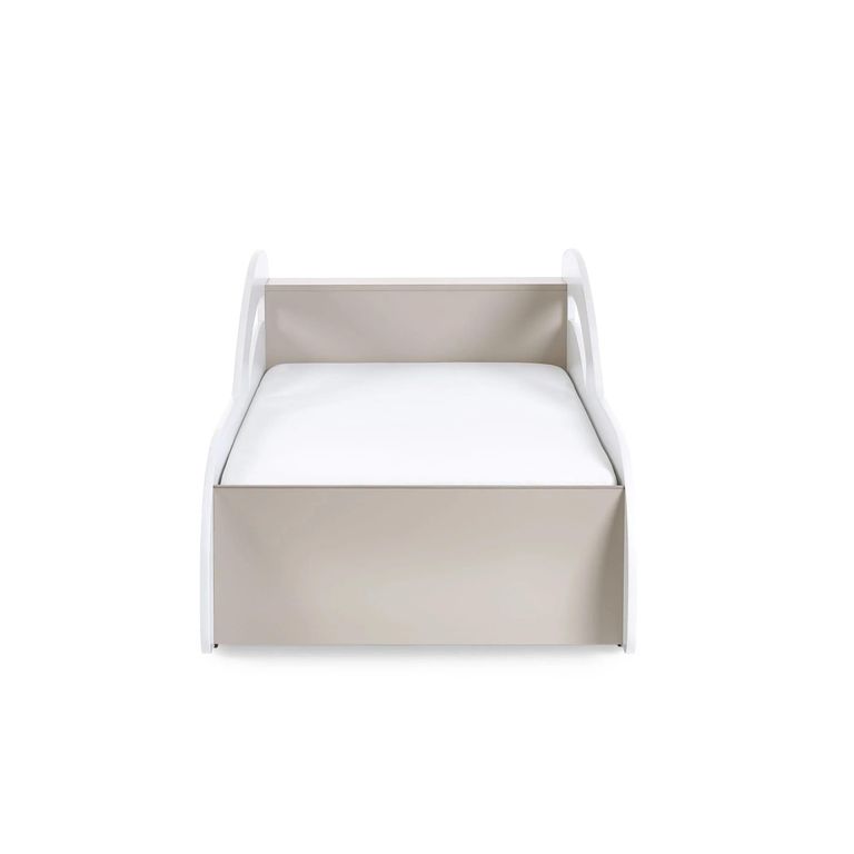 Atlantis Toddler Car Bed - White