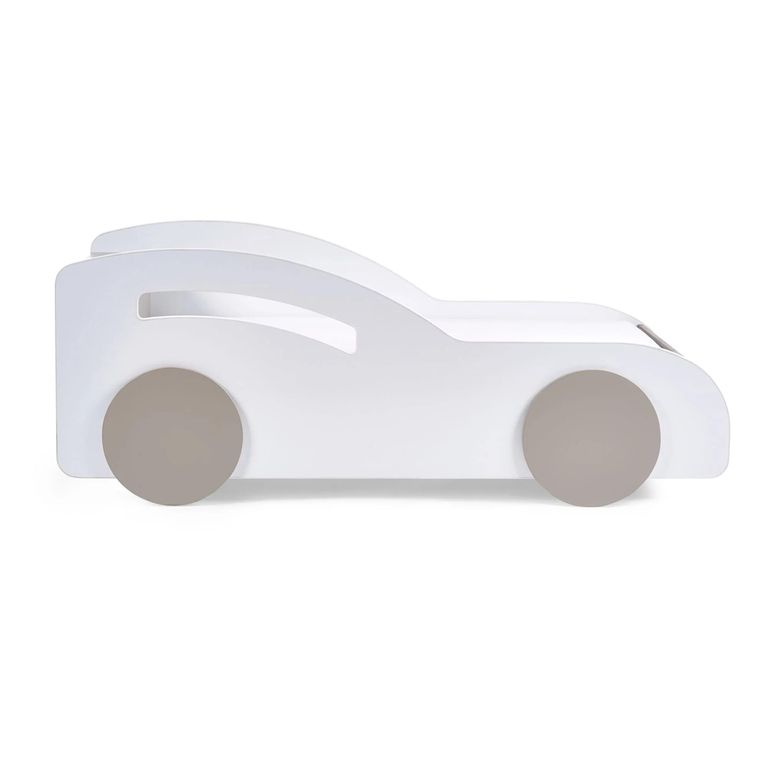 Atlantis Toddler Car Bed - White