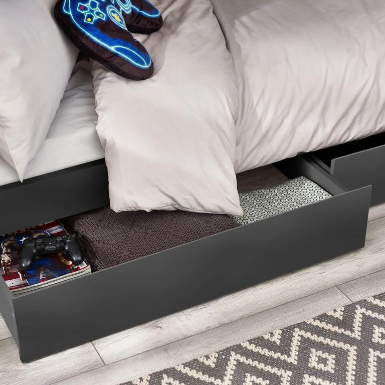 Camelot Staircase Bunk Bed - Dark Grey