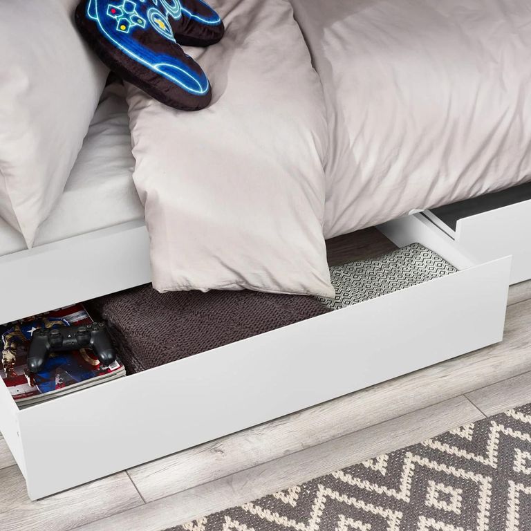 Camelot Staircase Bunk Bed - White