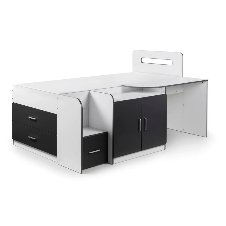 Cookie Cabin Bed - White and Black