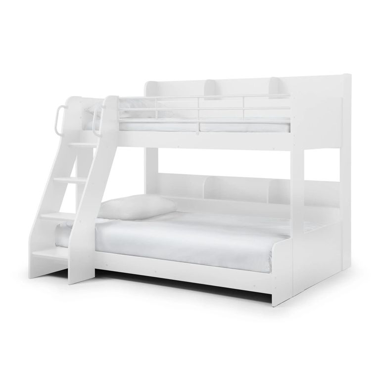 Domino Triple Sleeper Bed - White