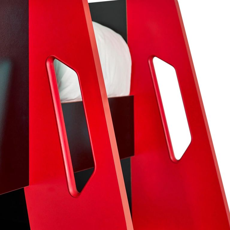 Eagle Gaming Highsleeper Bunk Bed - Black and Red