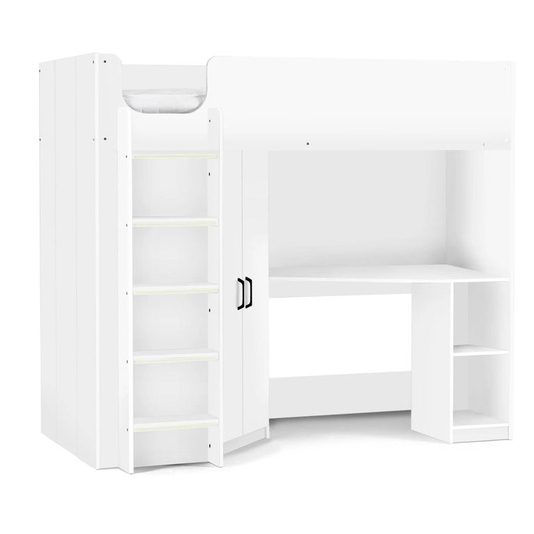Hercules Highsleeper Bed - White