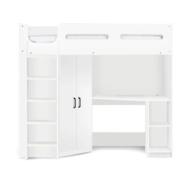 Hercules Highsleeper Bed - White