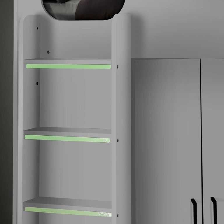 Hercules Highsleeper Bed - White