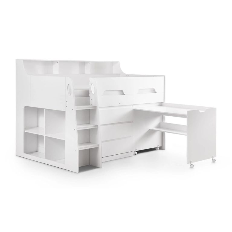 Jupiter Midsleeper Bed - White