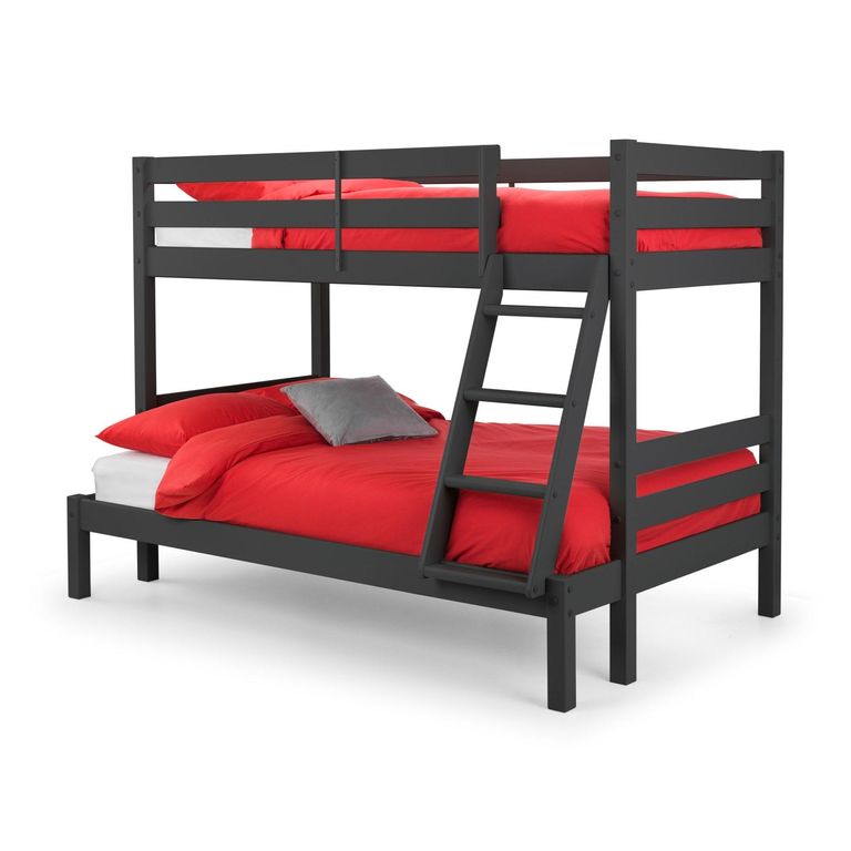 Merlin Triple Sleeper Bunk Bed - Dark Grey
