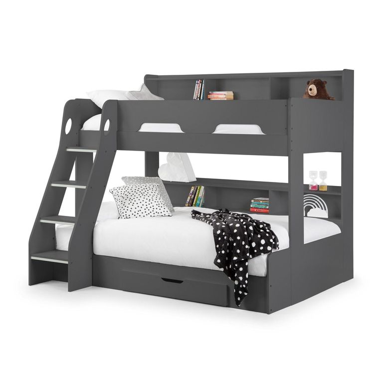 Orion Triple Sleeper Bed - Dark Grey