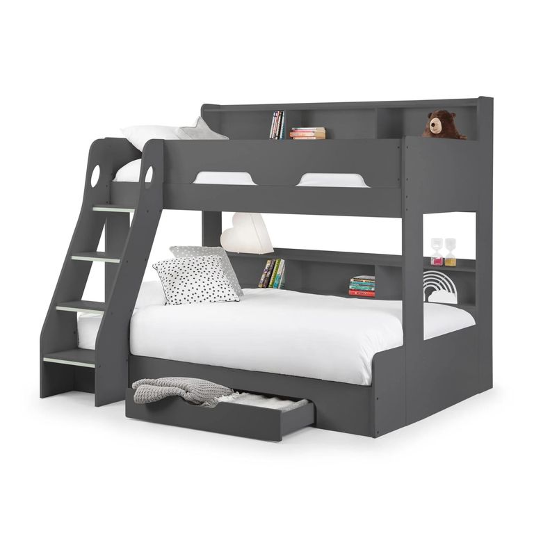 Orion Triple Sleeper Bed - Dark Grey