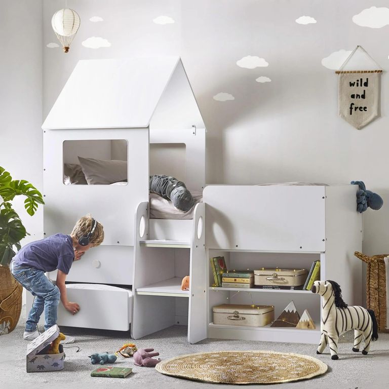 Orpheus Midsleeper Bed - White