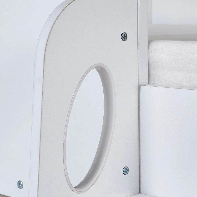 Orpheus Midsleeper Bed - White and Wood