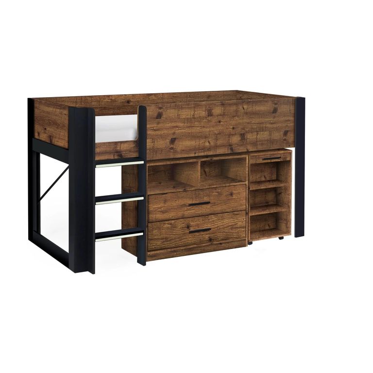 Otis Midsleeper Bed - Urban Rustic