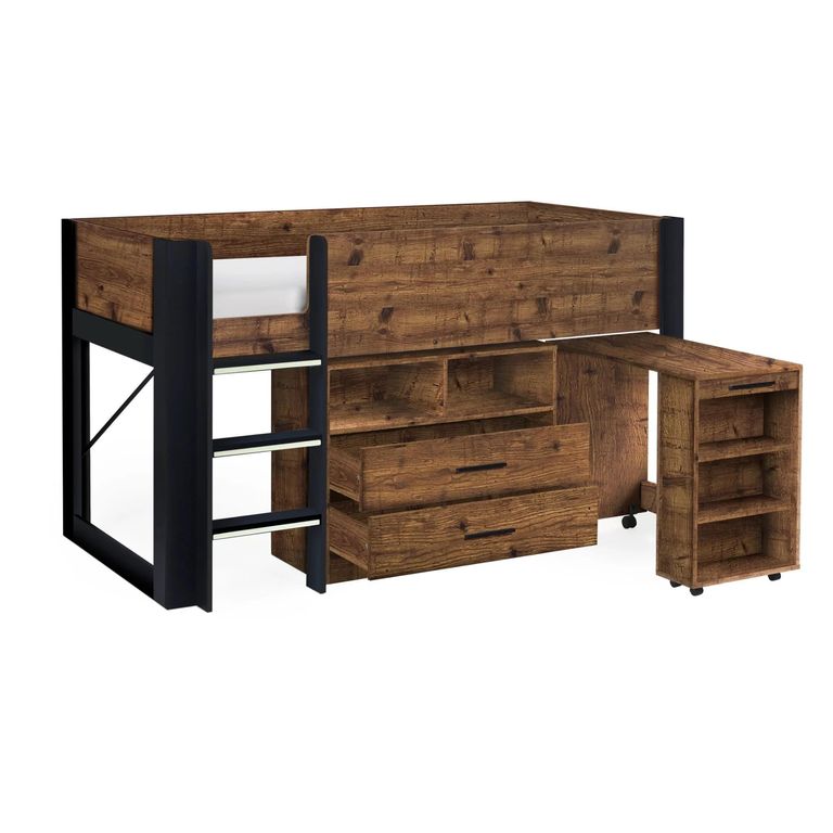 Otis Midsleeper Bed - Urban Rustic