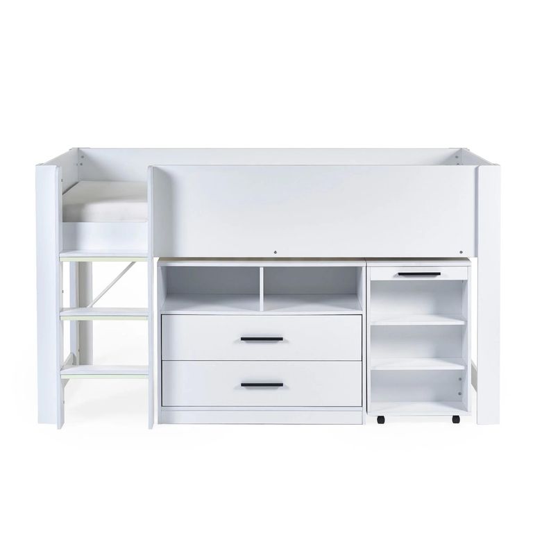 Otis Midsleeper Bed - White