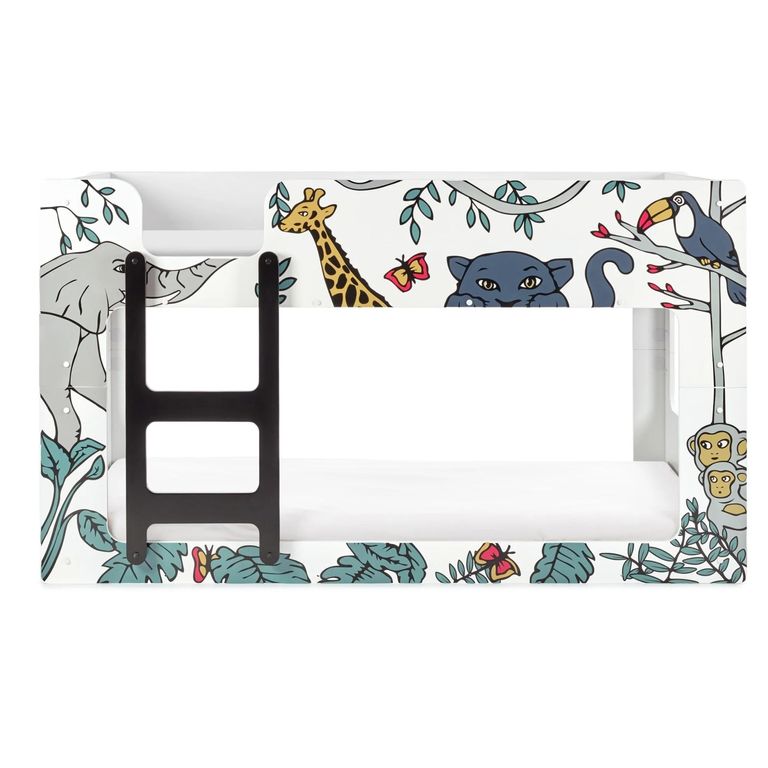 Safari Novelty Bunk Bed - White