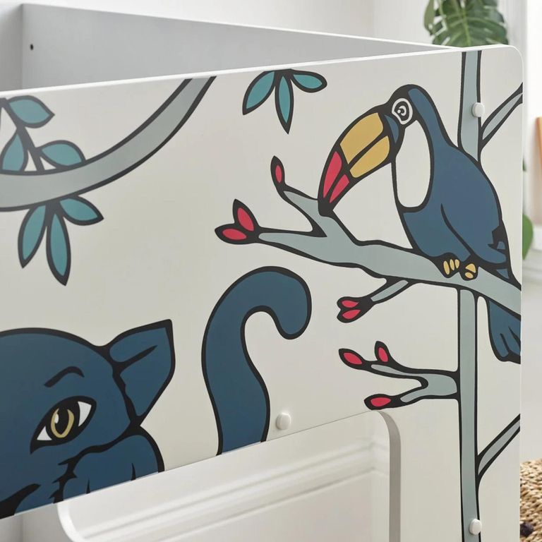 Safari Novelty Bunk Bed - White