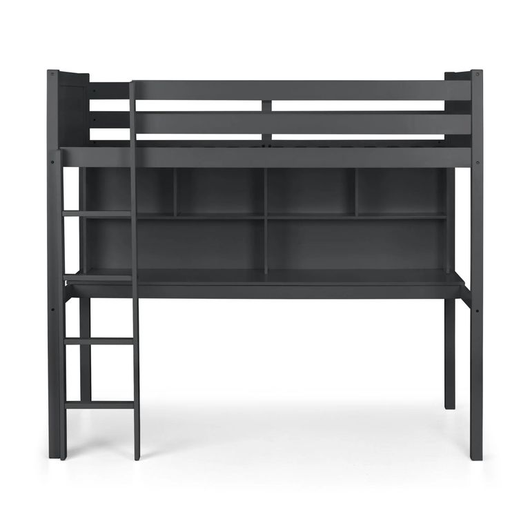Titan Highsleeper Bed - Dark Grey