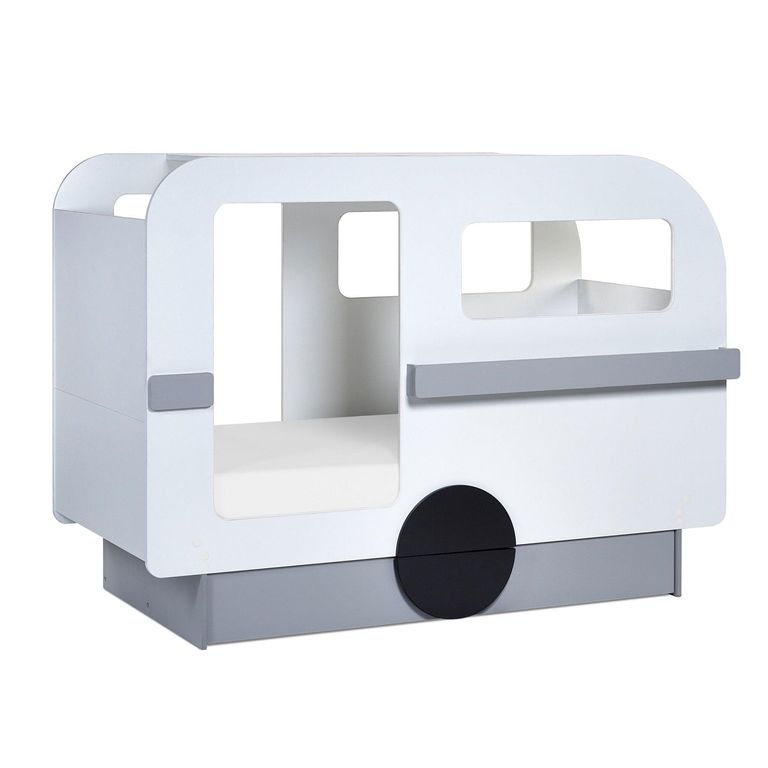 Tourer Caravan Novelty Bed - Grey and White