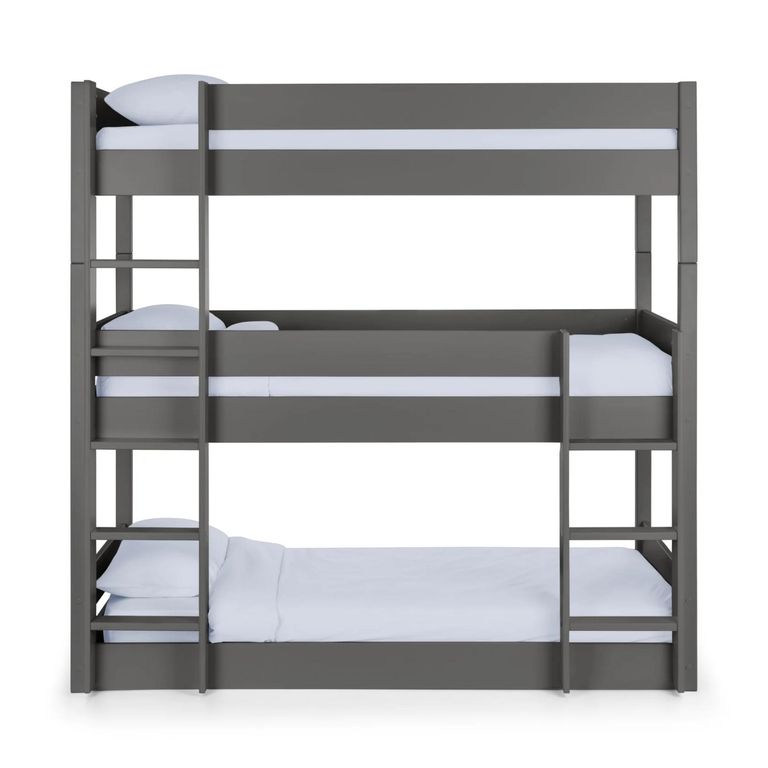 Trio Bunk Bed - 3 Level - Dark Grey