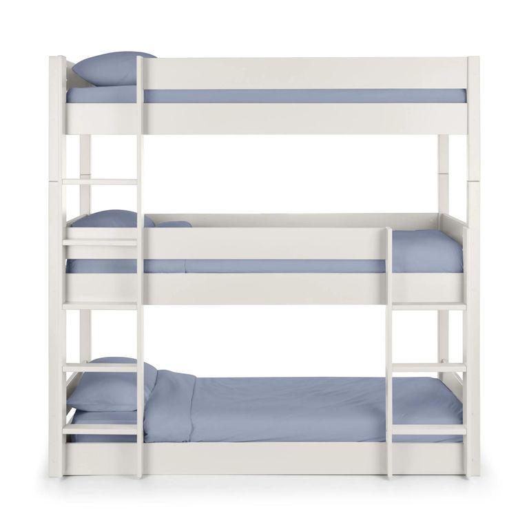 Trio Bunk Bed - 3 Level - White