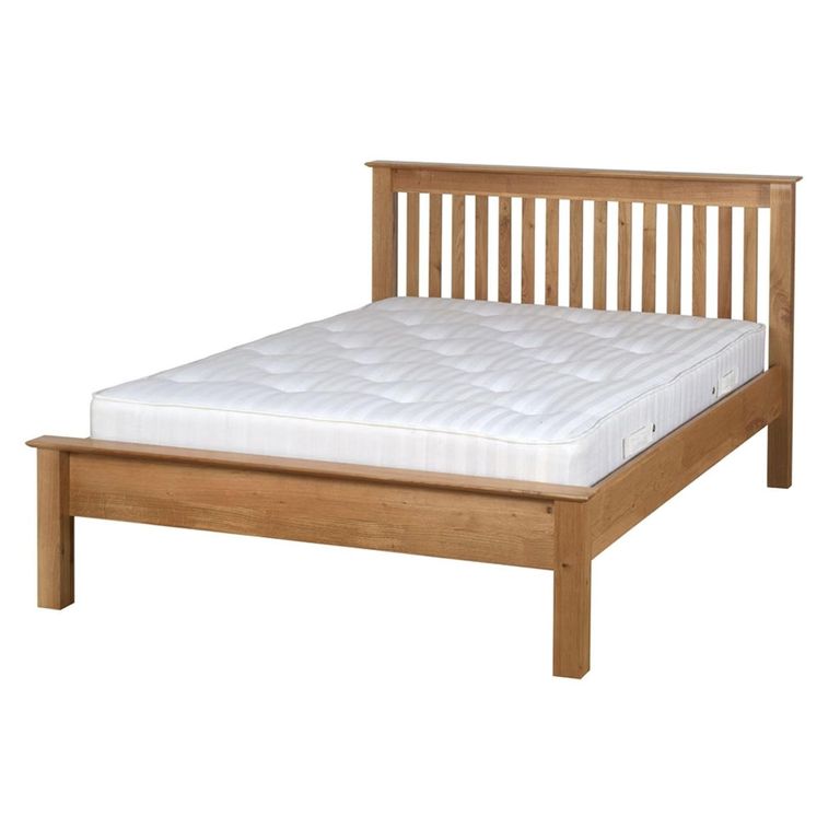 Nimbus Bed - Slatted - Oak - Sizes Available
