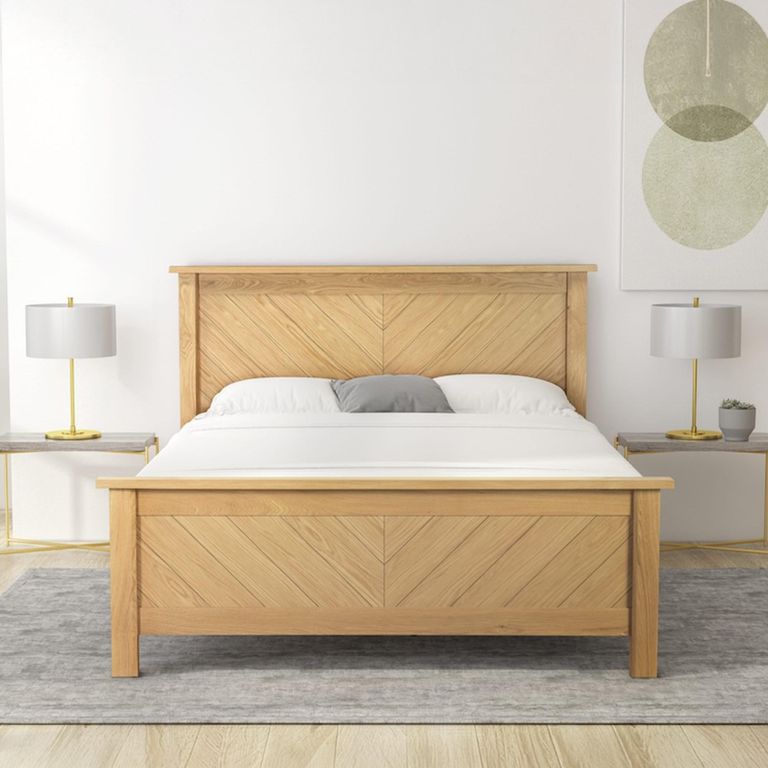 Kay Oak Bed - Sizes Available