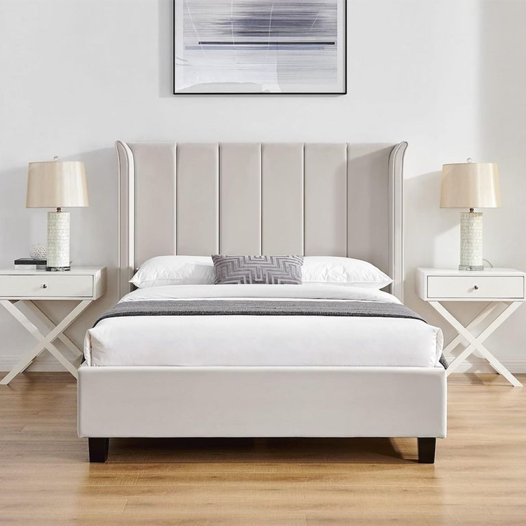 Posey Natural Fabric Bed - Sizes Available