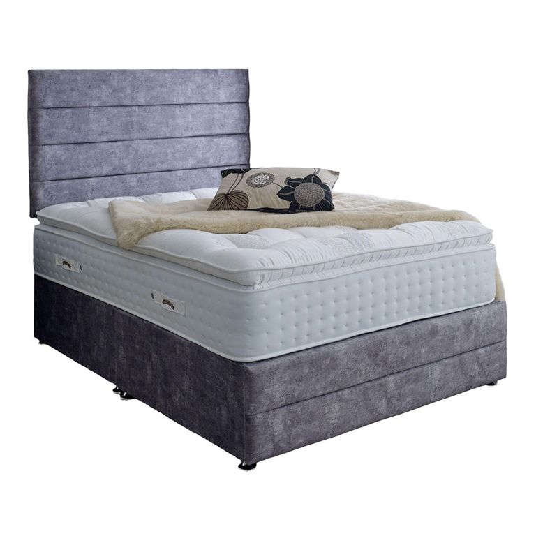 Natural Firm Edge Heritage Bronze Divan Bed - 3000 Platform Top - Sizes Available