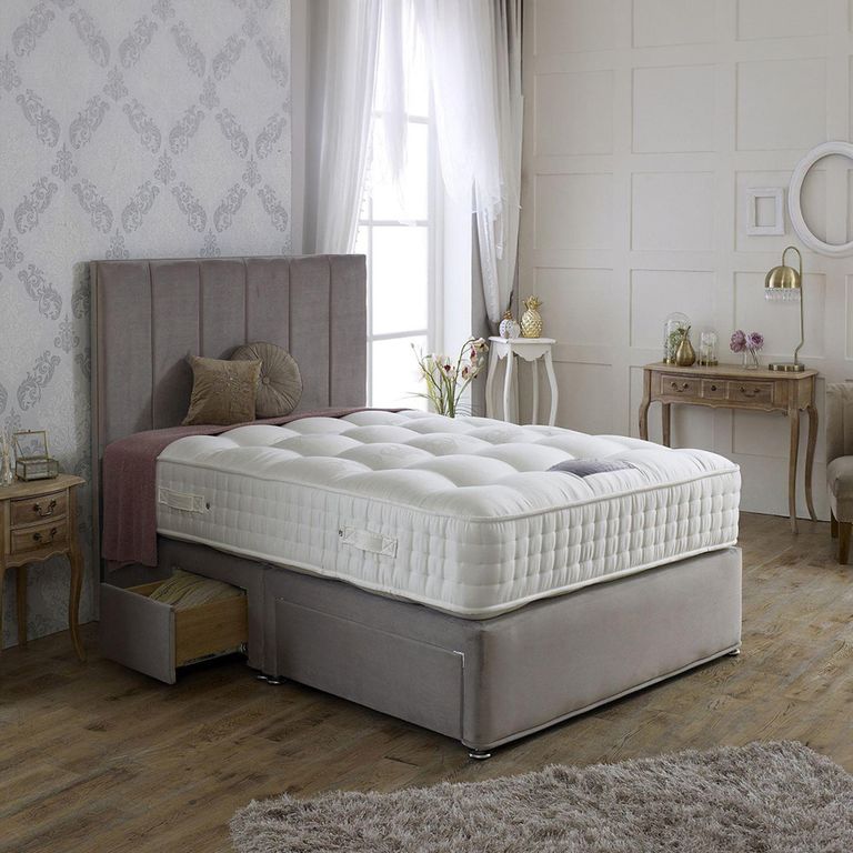Natural Royal Crown Divan Bed - 1000 Platform Top - Sizes Available
