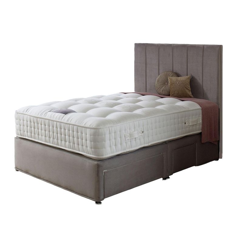 Natural Royal Crown Divan Bed - 2000 Platform Top - Sizes Available