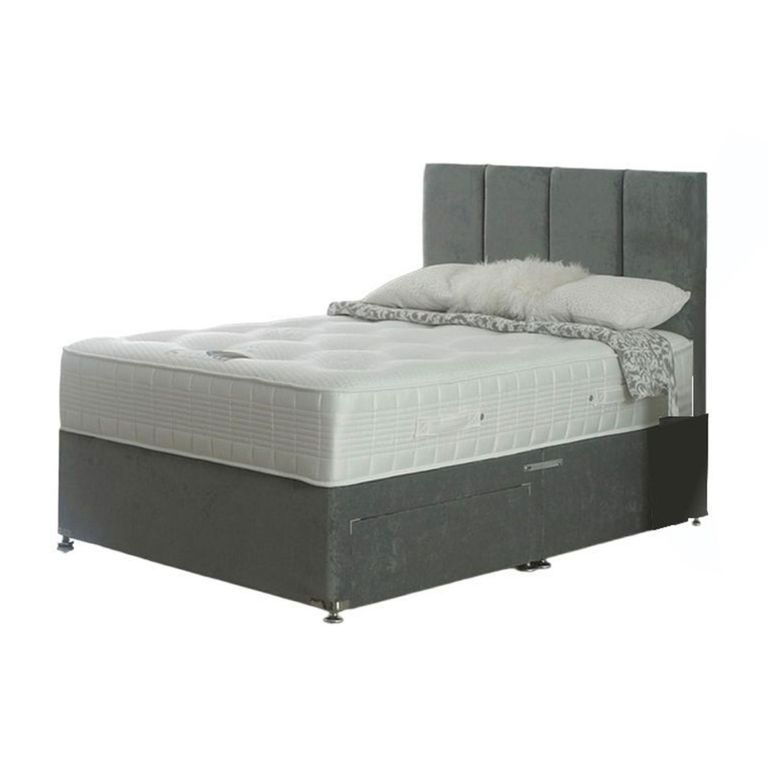 Micro Tencel Deluxe Divan Bed - 1000 Pocket Spring - Platform Top - Sizes Available