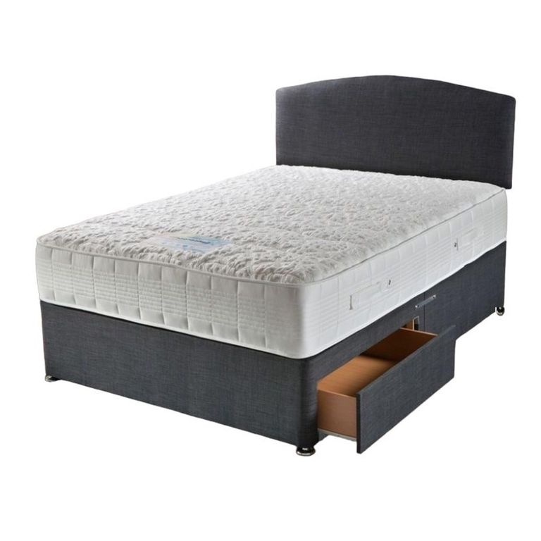 Sensacool Deluxe Divan Bed - 1500 Pocket Spring - Platform Top - Sizes Available