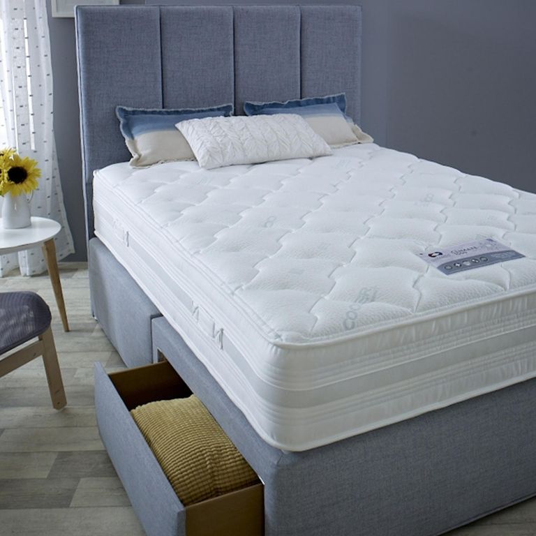 Climate Control 1000 Pocket Spring Divan Bed - 1000 Platform Top - Sizes Available