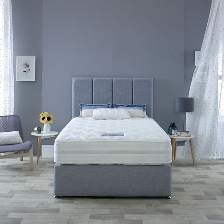 Climate Control 1000 Pocket Spring Divan Bed - 1000 Platform Top - Sizes Available