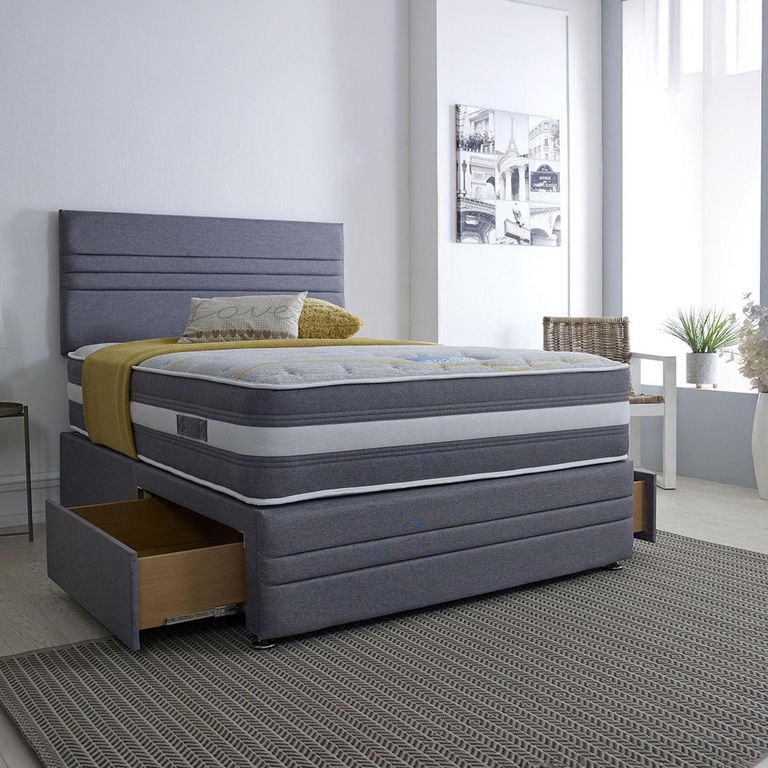 Firm Edge Cloud Lite Splendour Divan Bed - 2500 Platform Top - Sizes Available