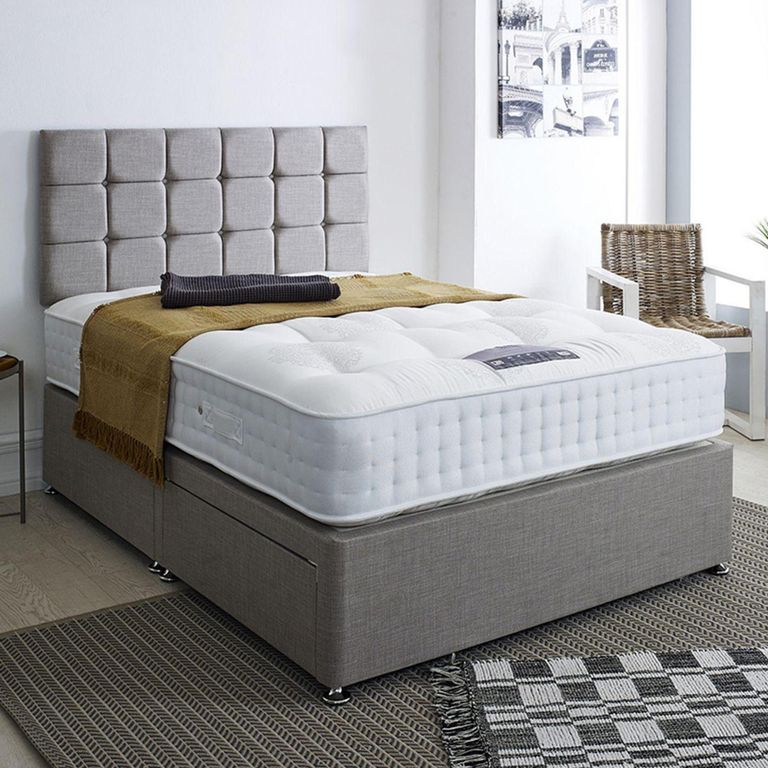 Natural Classic Wool Divan Bed - 800 Platform Top - Sizes Available