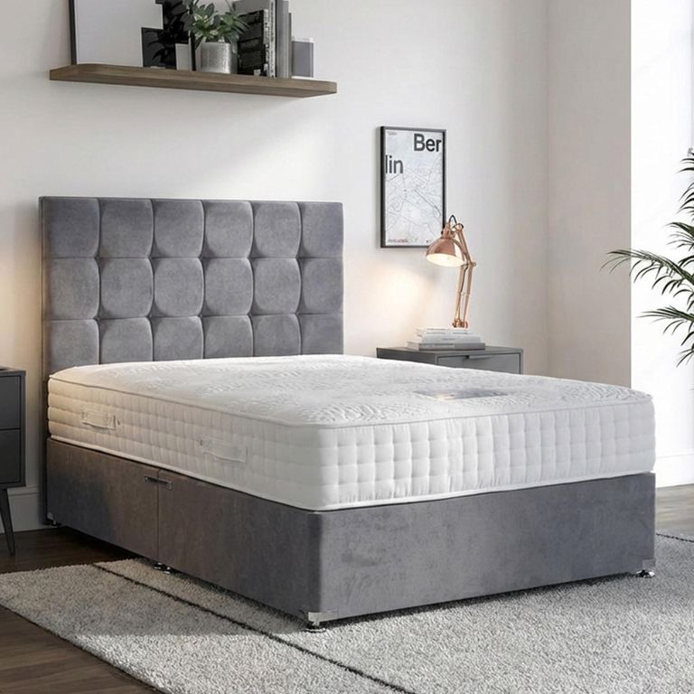 Thermacool Tencel Deluxe Divan Bed - 2000 Pocket Spring - Platform Top - Sizes Available