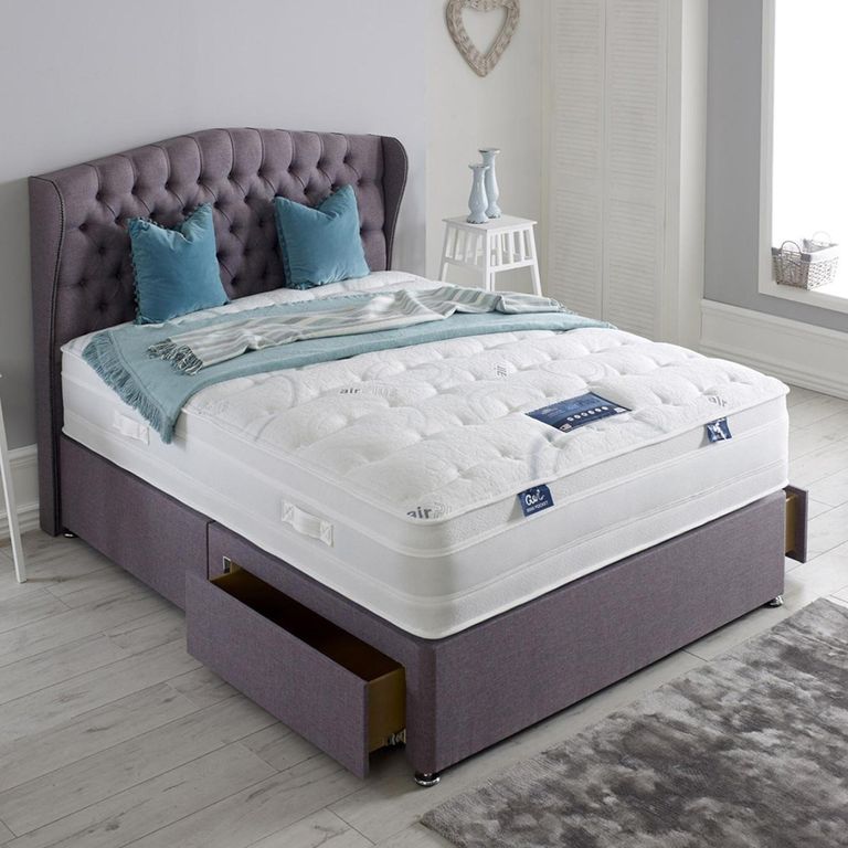 Air Flow Gel Divan Bed - 2000 Platform Top - Sizes Available