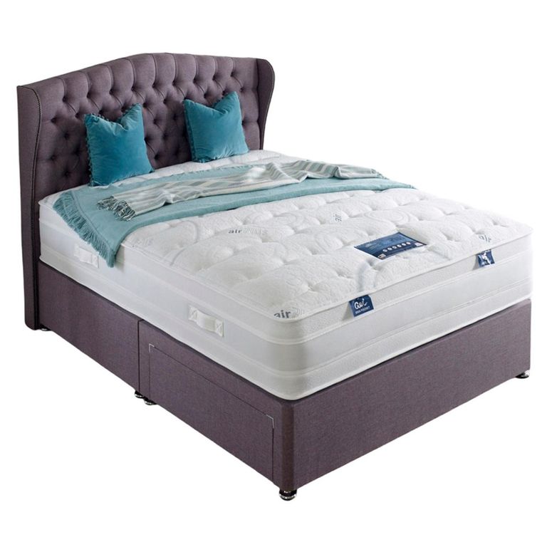 Air Flow Gel Divan Bed - 2000 Platform Top - Sizes Available
