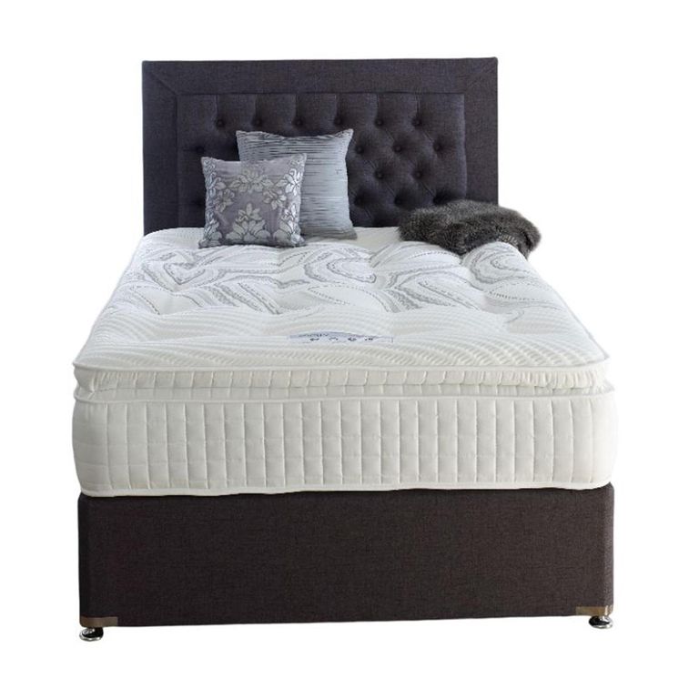 Sicily Pillow Divan Bed - 2000 Platform Top - Sizes Available