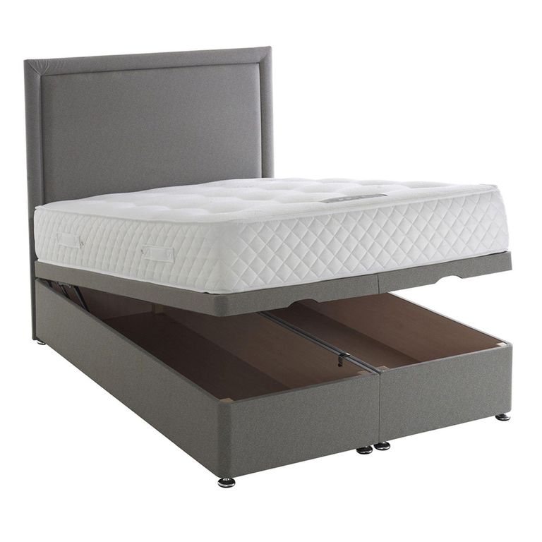 Silk Pocket Spring Divan Bed - 1000 Platform Top - Sizes Available