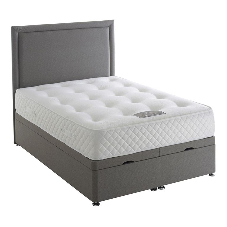Silk Pocket Spring Divan Bed - 1000 Platform Top - Sizes Available