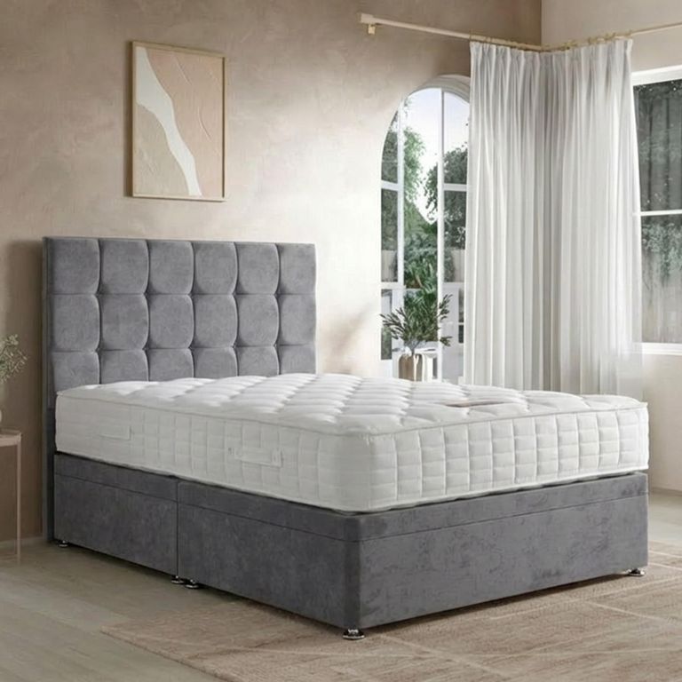 Vermont Divan Bed - 1000 Pocket Spring - Platform Top - Sizes Available