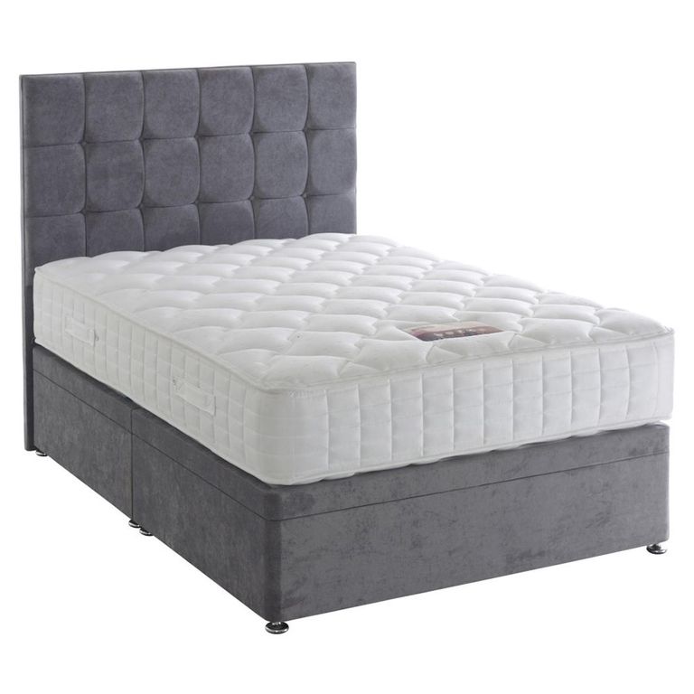 Vermont Divan Bed - 1000 Pocket Spring - Platform Top - Sizes Available