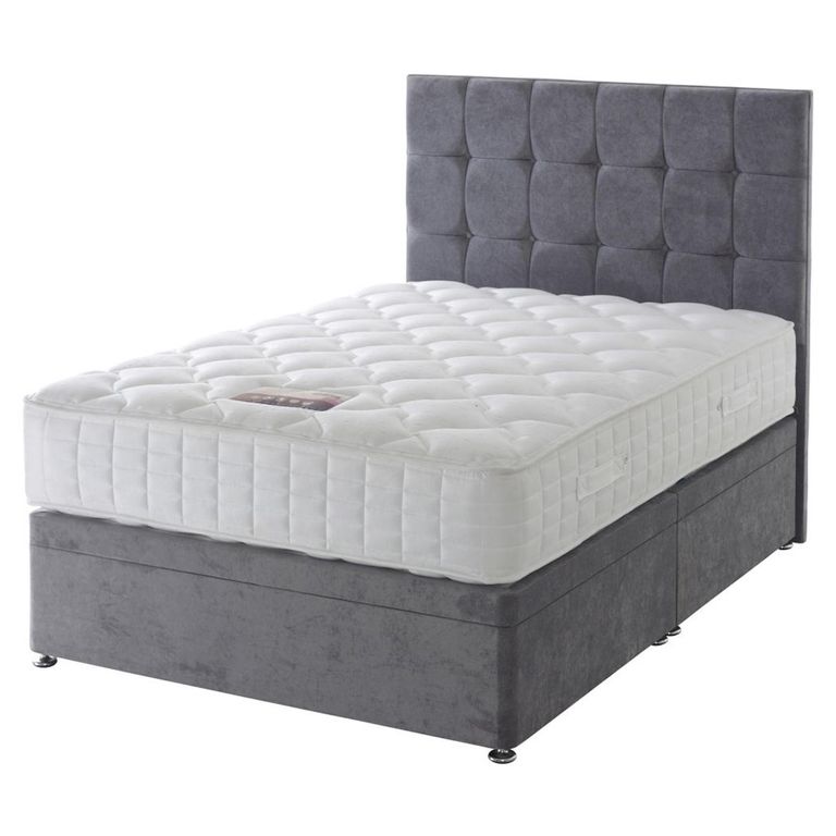 Vermont Divan Bed - 1000 Pocket Spring - Platform Top - Sizes Available