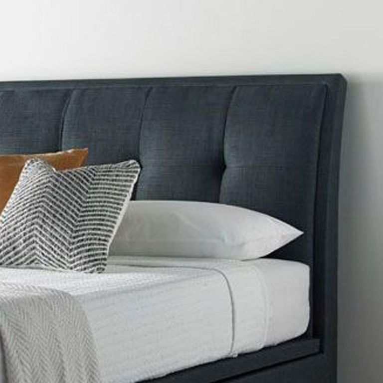 Accent Ottoman Storage Bed - Pendle Slate Fabric - Sizes Available