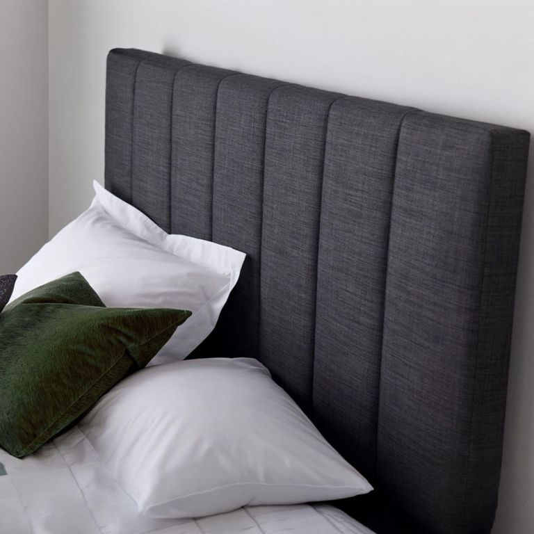 Medburn Ottoman Storage Bed - Marbella Slate Grey Fabric - Sizes Available