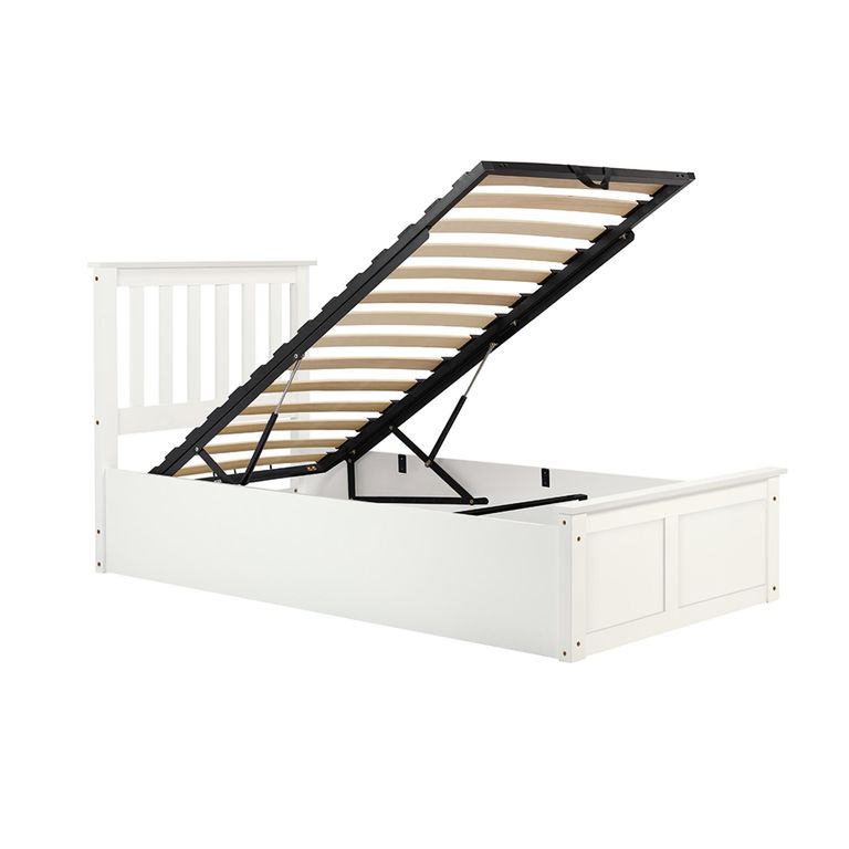 Phoenix Ottoman Storage Bed - 3ft Single - White