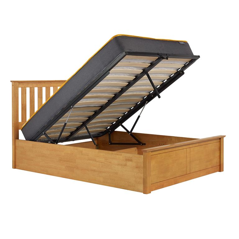 Phoenix Ottoman Storage Bed - 4ft Small Double - White